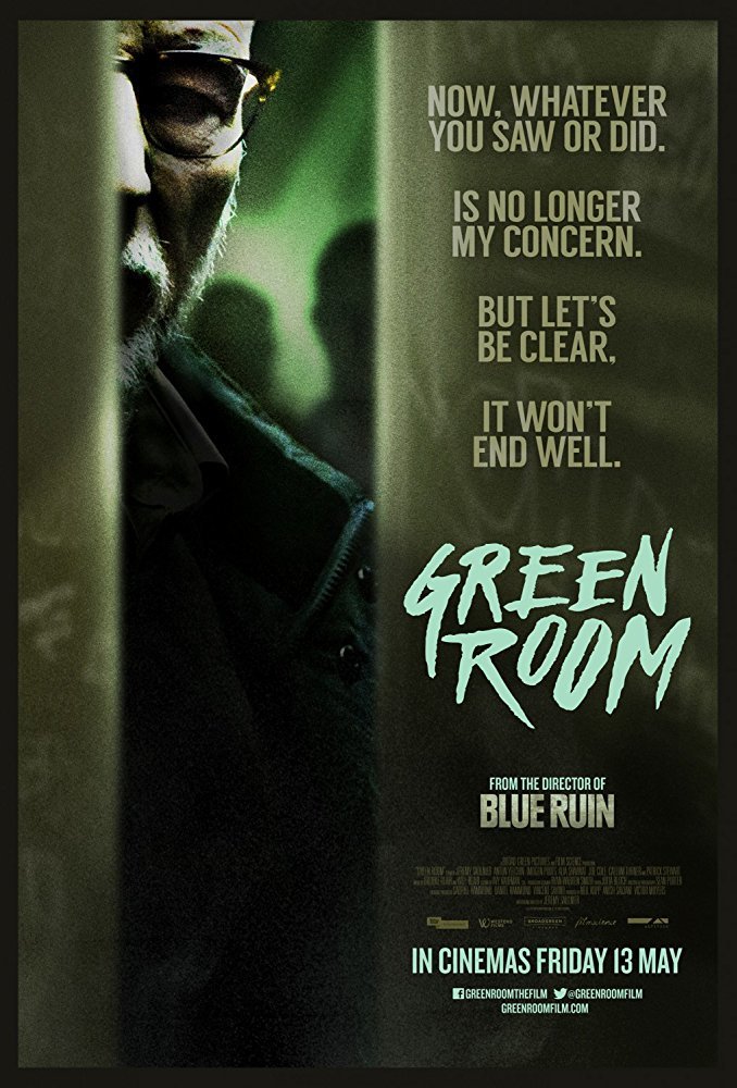 پوستر فیلم «اتاق سبز»(Green Room) با بازی پاتریک استوارت